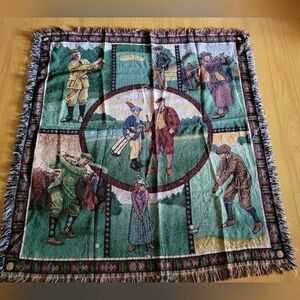 American Weavers Tapestry Golf Theme